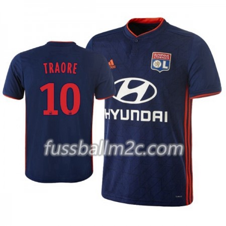 Fußballtrikots Olympique Lyon Traore 10 Auswärts Trikotsatz 2018-2019
